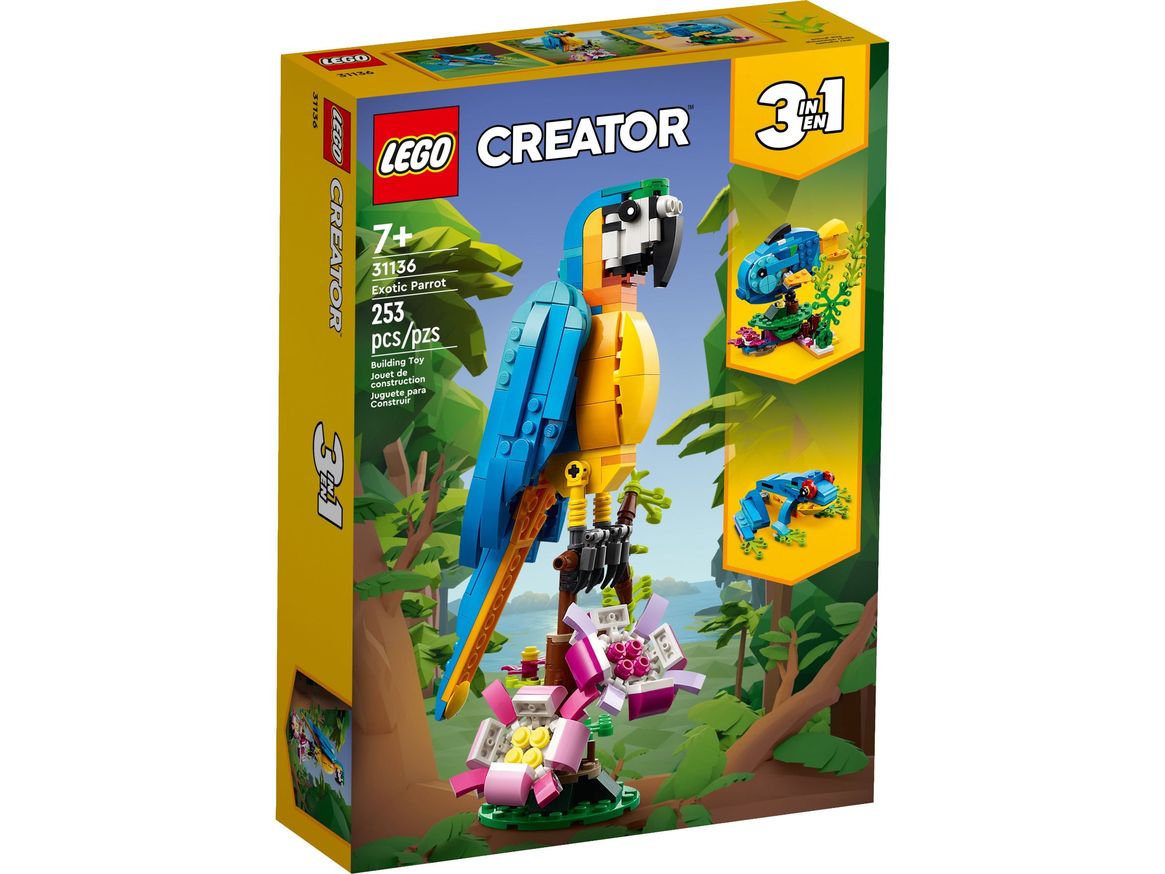 LEGO 31136 LEGO Creator 3w1 31136 - Egzotyczna papuga