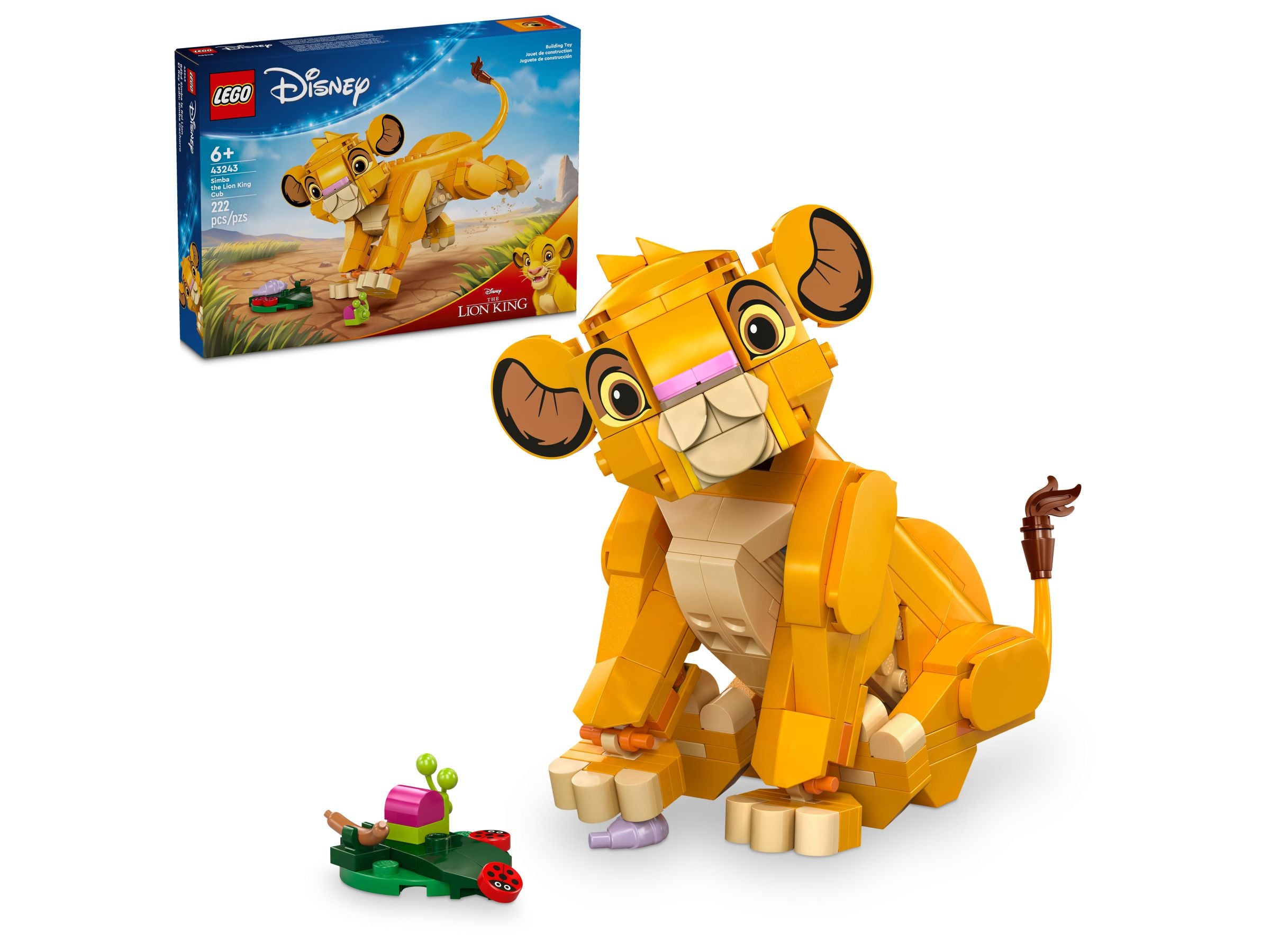 LEGO 43243 LEGO Disney 43243 - Król Lew - lwiątko Simba