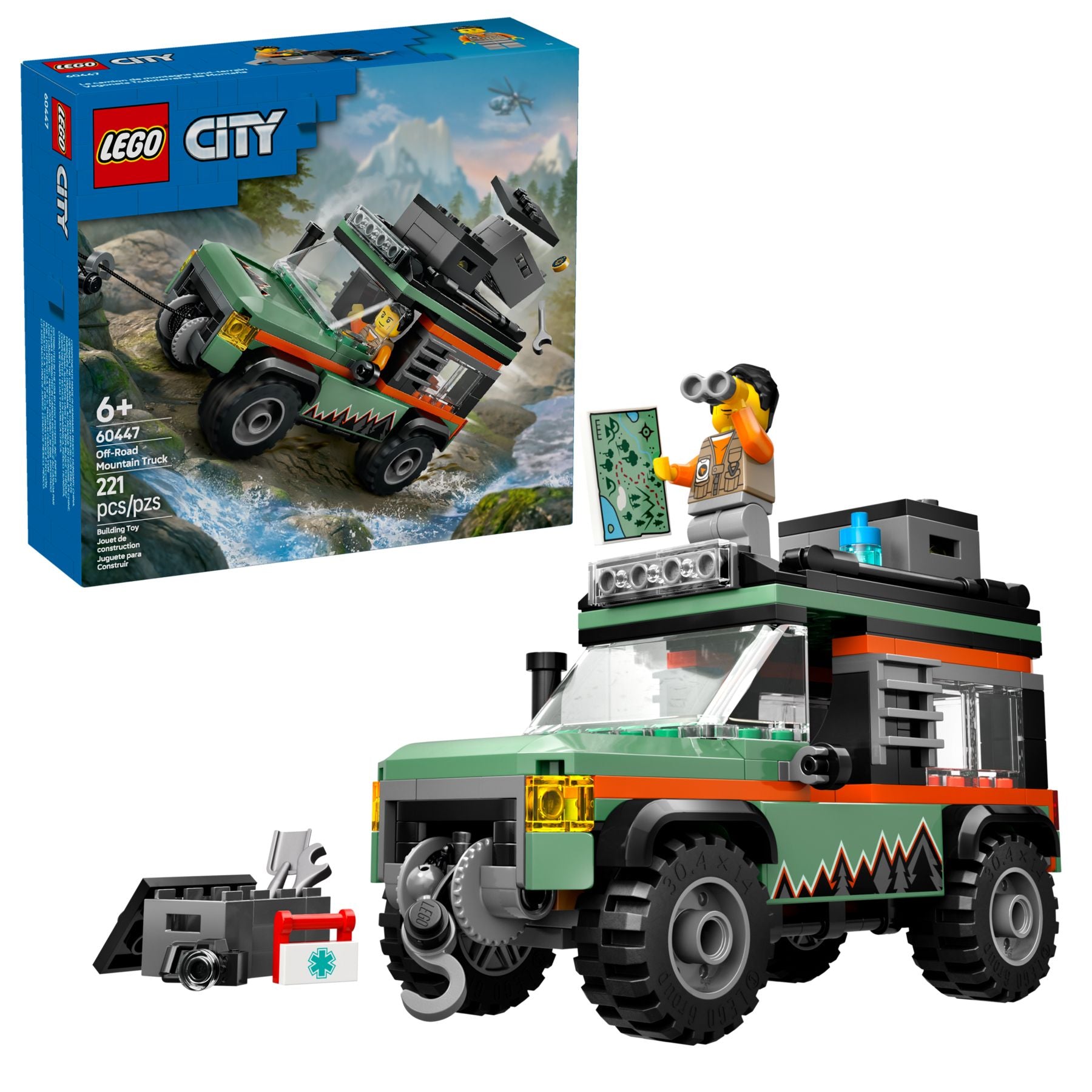 LEGO 60447 LEGO City 60447 - Górska ciężarówka terenowa 4x4