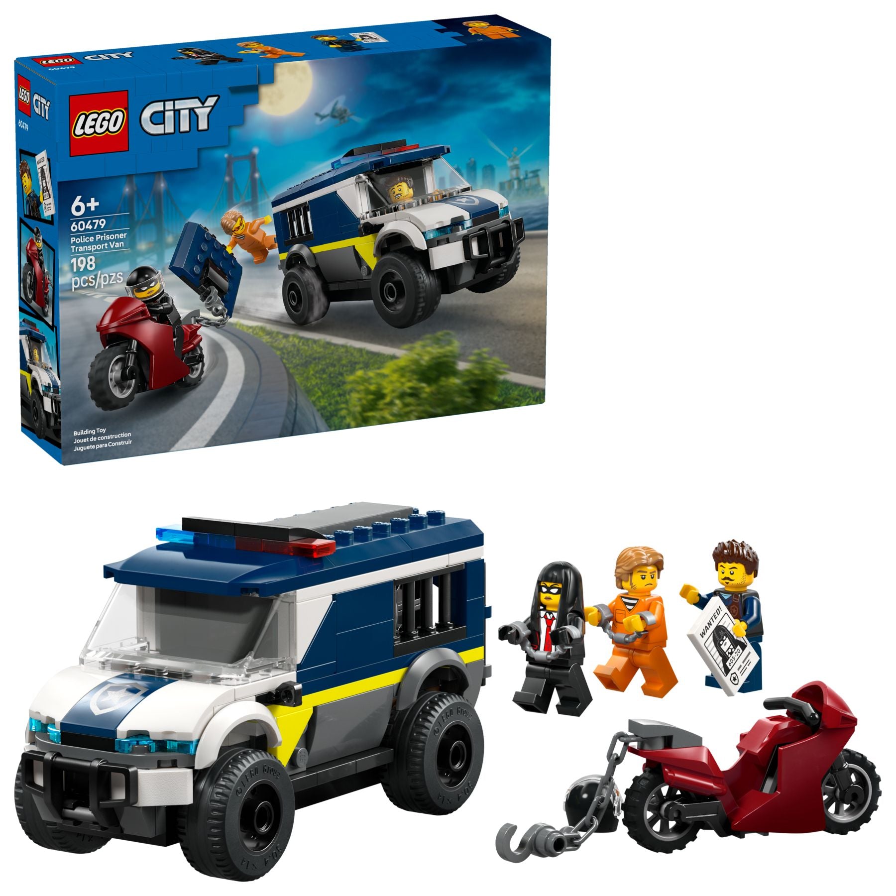 LEGO 60479 LEGO City 60479 - Furgonetka policyjnego konwoju więziennego